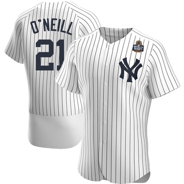 Paul O'Neill Men's Authentic New York Yankees White Home 2024 World Series Jersey