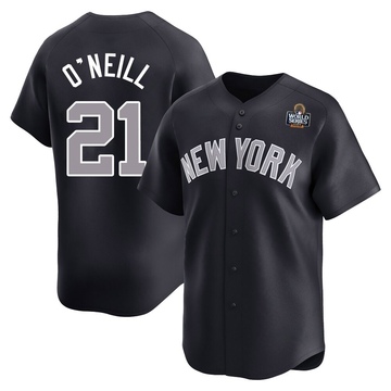 Paul O'Neill Men's Limited New York Yankees Navy Alternate 2024 World Series Jersey