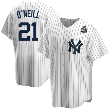 Paul O'Neill Men's Replica New York Yankees White Home 2024 World Series Jersey