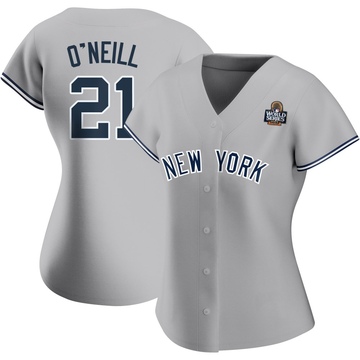 Paul O'Neill Women's Authentic New York Yankees Gray Road Name 2024 World Series Jersey