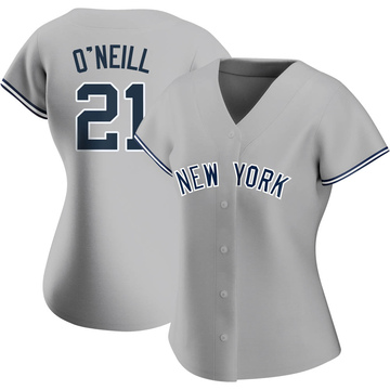 Paul O'Neill Women's Authentic New York Yankees Gray Road Name Jersey