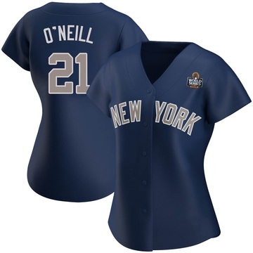 Paul O'Neill Women's Authentic New York Yankees Navy Alternate 2024 World Series Jersey