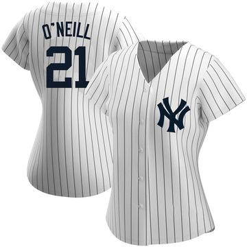 Paul O'Neill Women's Authentic New York Yankees White Home Name Jersey